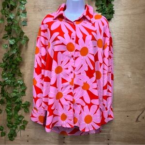 English Factory Daisy Daze Button Down Top.